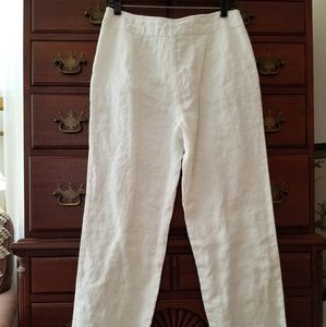 Loose, comfortable linen pants